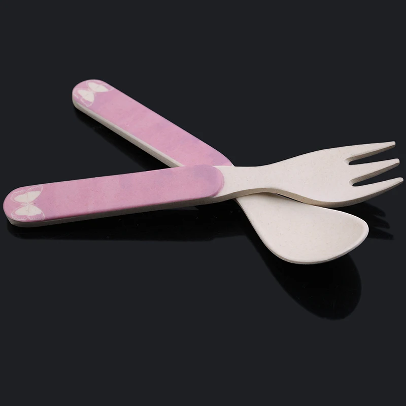 Wheat Straw Baby Cartoon Tableware Set Children's Cutlery Kids Dinner Baby Feeding Training Spoon Fork Baby Gadgets
Wheat Straw Baby Cartoon Tableware Set Children's Cutlery Kids Dinner Baby Feeding Training Spoon Fork Baby Gadgets