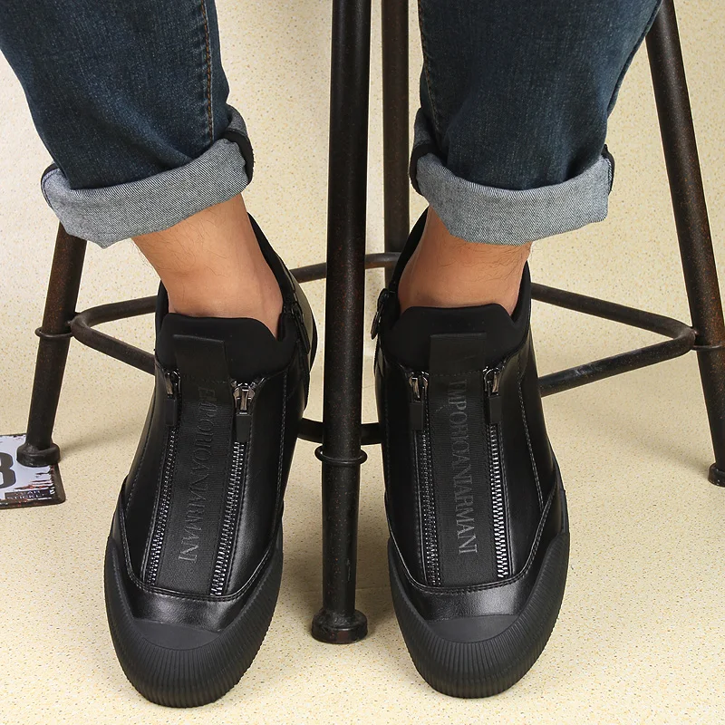 Winter Men Flats Casual Shoes Black Plus Velvet Adult Casual Shoes Brand Fashion Men Zip Sneakers Popular Leather Shoes Mens
Winter Men Flats Casual Shoes Black Plus Velvet Adult Casual Shoes Brand Fashion Men Zip Sneakers Popular Leather Shoes Mens