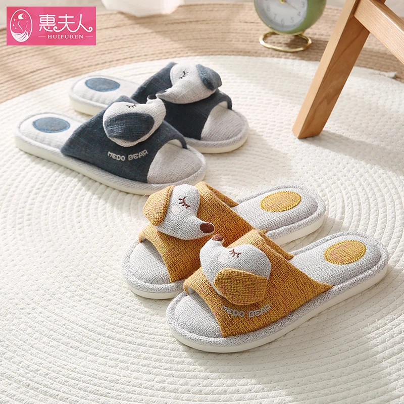 Buy One Get One Free Linen Slippers Female Lovely Indoor Soft Bottom Cotton Men's Summer At Home
Buy One Get One Free Linen Slippers Female Lovely Indoor Soft Bottom Cotton Men's Summer At Home