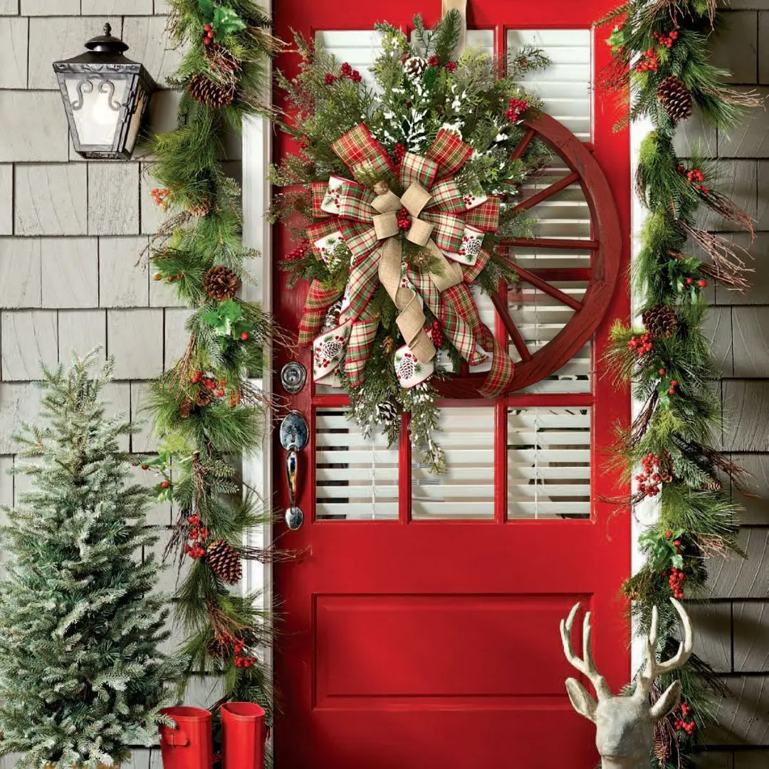 40CM Wreath Arrangement Christmas Ornament Spruce 2022 Christmas Wreath With LED Light Front Door Party Hanging Garland
40CM Wreath Arrangement Christmas Ornament Spruce 2022 Christmas Wreath With LED Light Front Door Party Hanging Garland