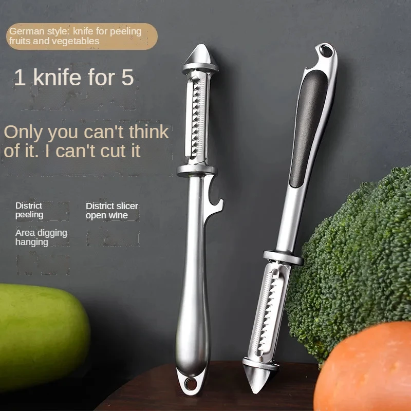 5-in-1 stainless steel multifunctional vegetable peeler cucumber carrot fruit shredder peeler potato carrot grater kitchen
5-in-1 stainless steel multifunctional vegetable peeler cucumber carrot fruit shredder peeler potato carrot grater kitchen