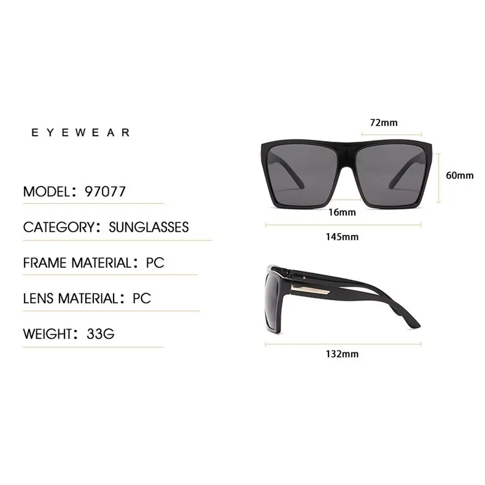 WOENFEL Leopard Sunglasses Oversized Eyeglasses Women Designer Vintage Square Fashion Luxury Brand Big Frame Sun Shades Eyewear
WOENFEL Leopard Sunglasses Oversized Eyeglasses Women Designer Vintage Square Fashion Luxury Brand Big Frame Sun Shades Eyewear