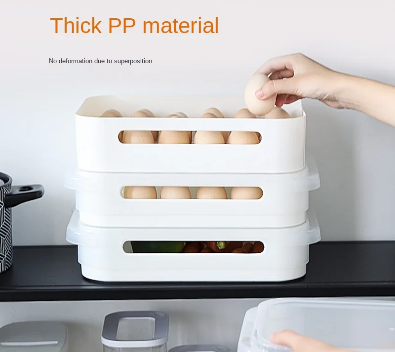 Egg Storage Box Dumplings Box Refrigerator Dedicated Instant Frozen Dumpling Preservation Artifact Chaos Storage Sealed Box Tray 
Egg Storage Box Dumplings Box Refrigerator Dedicated Instant Frozen Dumpling Preservation Artifact Chaos Storage Sealed Box Tray