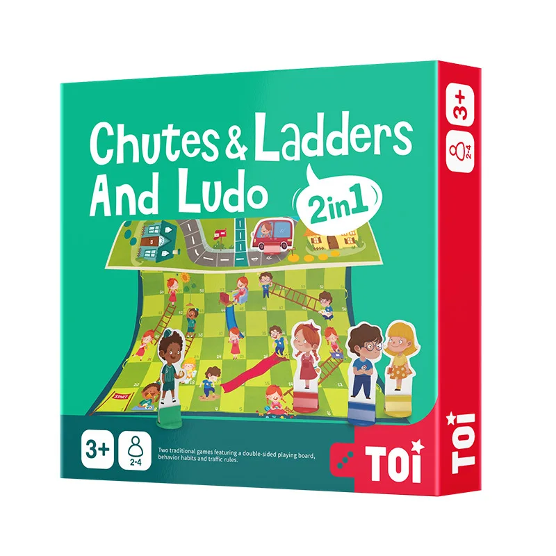TOI Snakes & Ladders & Aeroplane Chess 2-in-1 Children's Board Game Toys Traffic Knowledge Behavior Habit Formation. 7
TOI Snakes & Ladders & Aeroplane Chess 2-in-1 Children's Board Game Toys Traffic Knowledge Behavior Habit Formation. 7