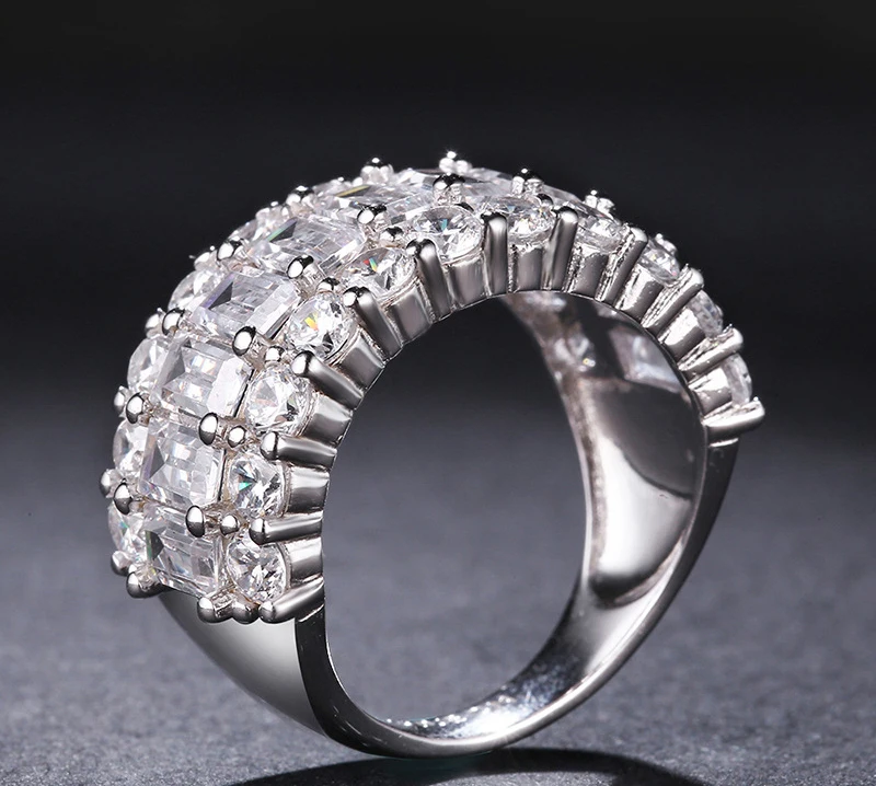 Wholesale High Quality Real S925 3A Zircon Finger Rings Female Fashion Accessories Ring Fashion Jewelry Lovers Women Girl Gifts
Wholesale High Quality Real S925 3A Zircon Finger Rings Female Fashion Accessories Ring Fashion Jewelry Lovers Women Girl Gifts