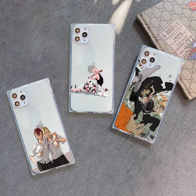 Tokyo Revengers Phone Case For iPhone 7 8 11 12 X XS XR MINI Pro Max Plus Clear Square Transparent
Tokyo Revengers Phone Case For iPhone 7 8 11 12 X XS XR MINI Pro Max Plus Clear Square Transparent