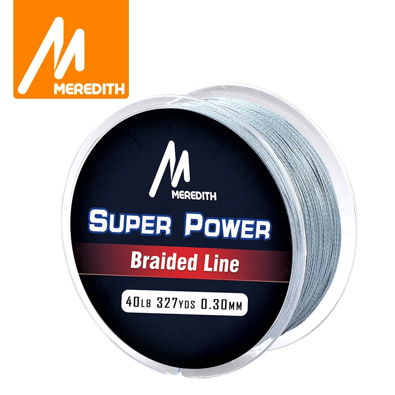 MEREDITH 300 м 327 ярдов PE плетеная леска 4 нити 0 09 30 мм 10 40LB прочная PE|Рыболовные лески| |