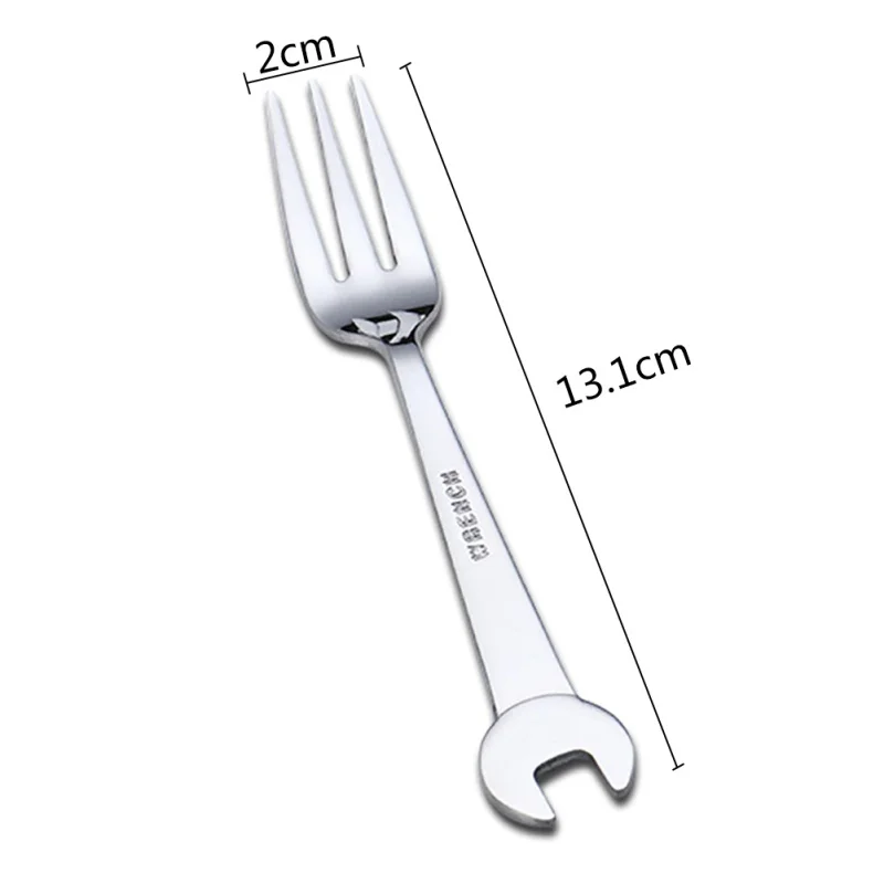 Creative Stainless Steel Spoon Fork Tableware Tool Cutlery Wrench Shovel Shape Kitchen Accessories
Creative Stainless Steel Spoon Fork Tableware Tool Cutlery Wrench Shovel Shape Kitchen Accessories