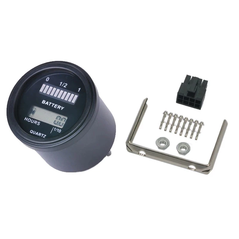 RL-BI011 Battery Meter Gel Voltmeter Battery Indicator With Hour Meter For Motorcycle All Terrain Vehicle Tractor Machine
RL-BI011 Battery Meter Gel Voltmeter Battery Indicator With Hour Meter For Motorcycle All Terrain Vehicle Tractor Machine