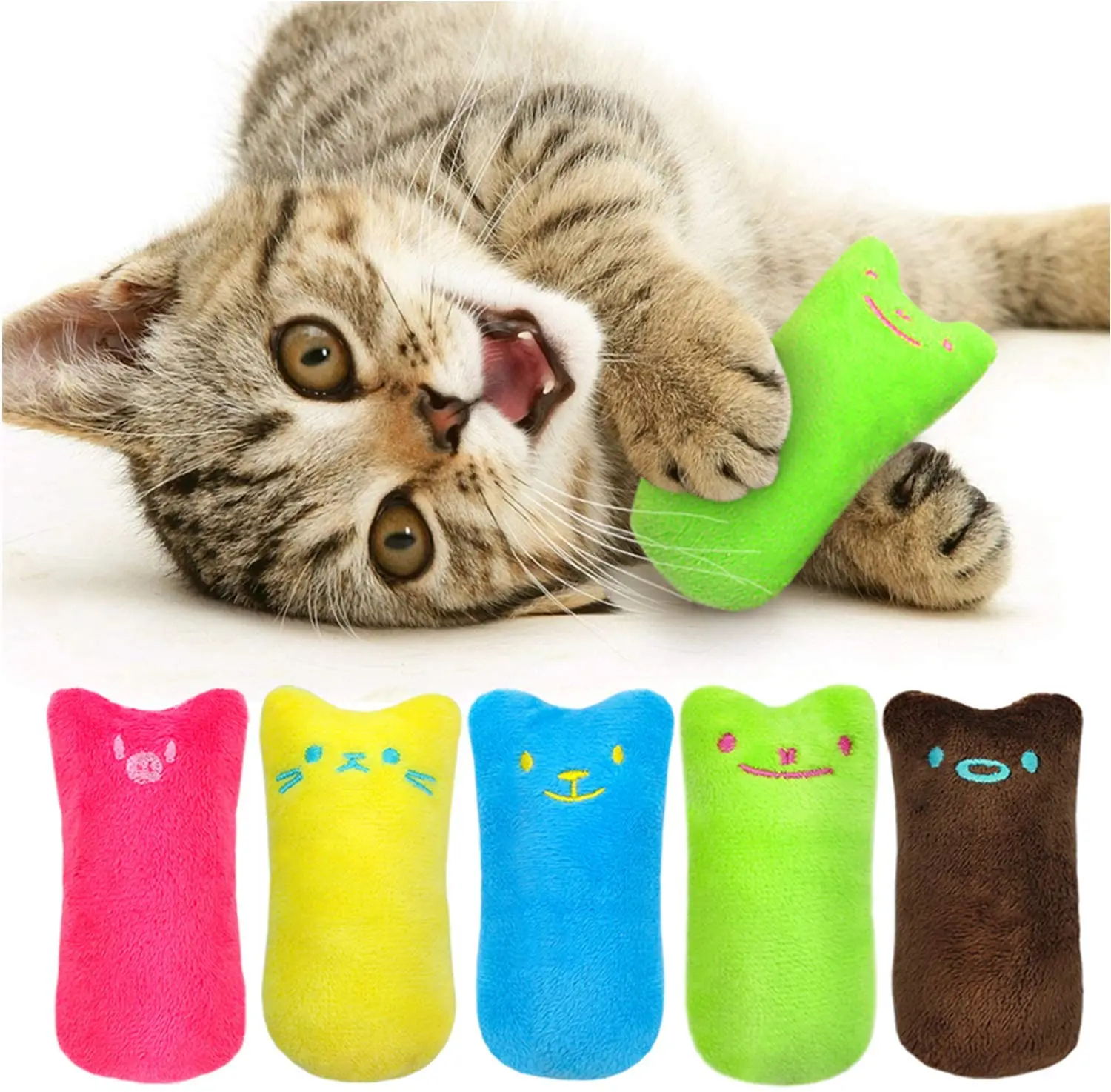 Catnip Toys for Cats Interactive Teeth Grinding Toy Claw Thumb Mint Soft Funny Pillow Scratcher Toy for Cat Kitten Pet Products
Catnip Toys for Cats Interactive Teeth Grinding Toy Claw Thumb Mint Soft Funny Pillow Scratcher Toy for Cat Kitten Pet Products
