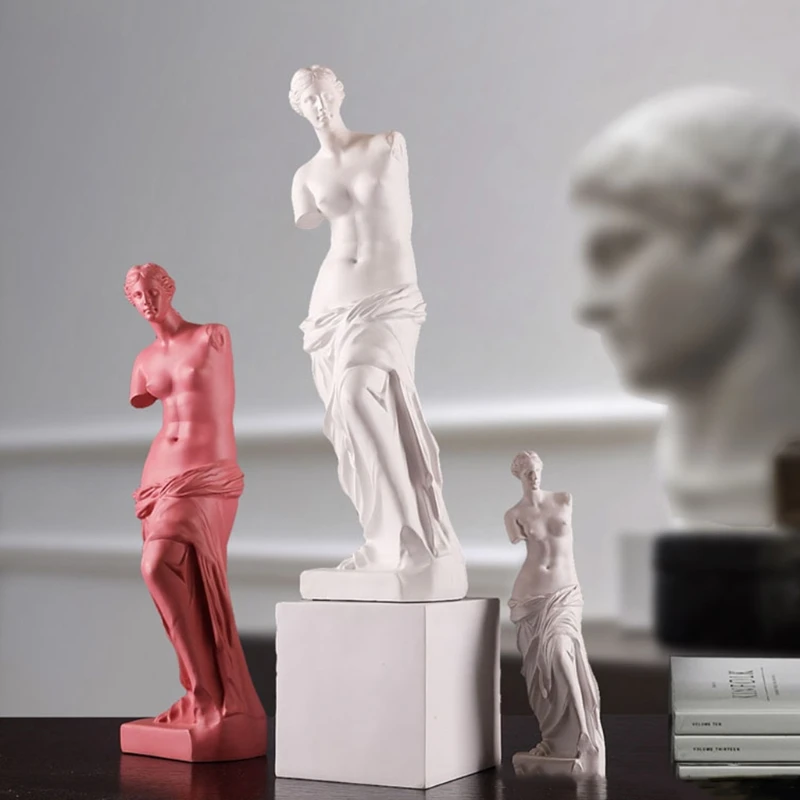 Venus De Milo Statue Abstract Resin Desktop Ornaments Sculpture Miniature Goddess Figurines Character Nordic Art Crafts
Venus De Milo Statue Abstract Resin Desktop Ornaments Sculpture Miniature Goddess Figurines Character Nordic Art Crafts