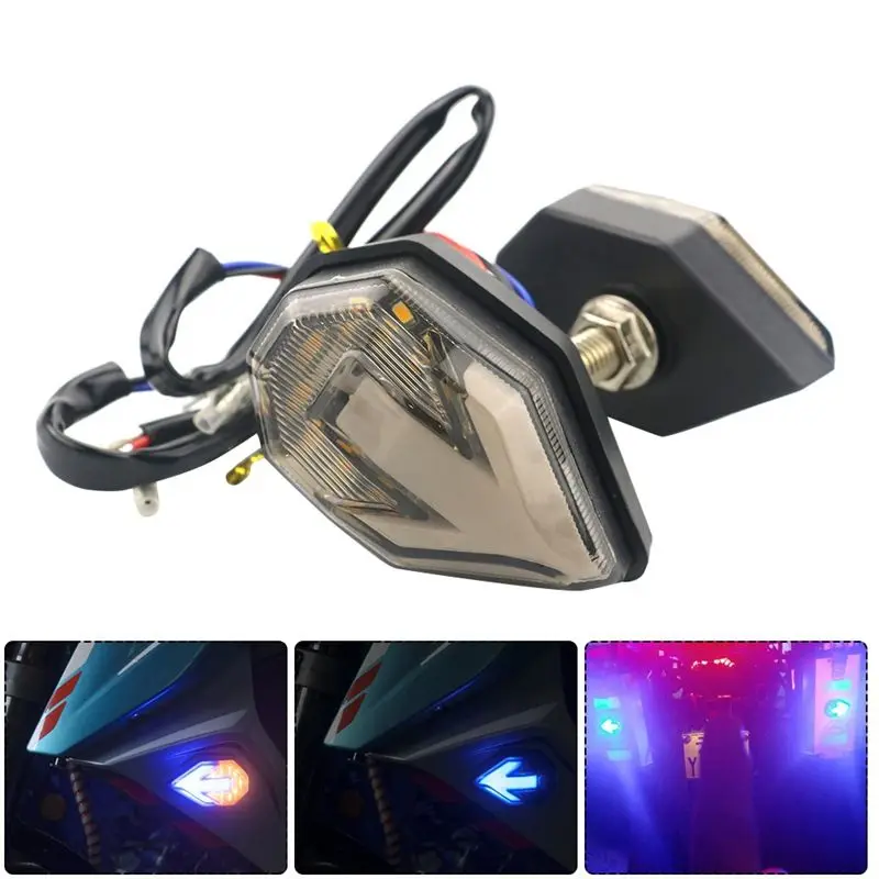 Universal Custom Motorcycle LED Double Color Turn Signal Lights Indicators for Motorbikes 12V led Direction Indicator
Universal Custom Motorcycle LED Double Color Turn Signal Lights Indicators for Motorbikes 12V led Direction Indicator