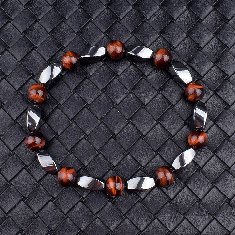 Natural Tiger Eye Hematite Men Bracelets New Magnetic Health Protection Balance Beads Bracelets Women Reiki Healing Jewelry Gift
Natural Tiger Eye Hematite Men Bracelets New Magnetic Health Protection Balance Beads Bracelets Women Reiki Healing Jewelry Gift