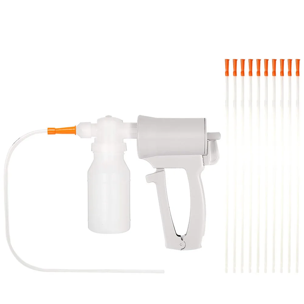 1 Set Household Sputum Aspirator Portable Manual Phlegm Suction Pump Device
1 Set Household Sputum Aspirator Portable Manual Phlegm Suction Pump Device