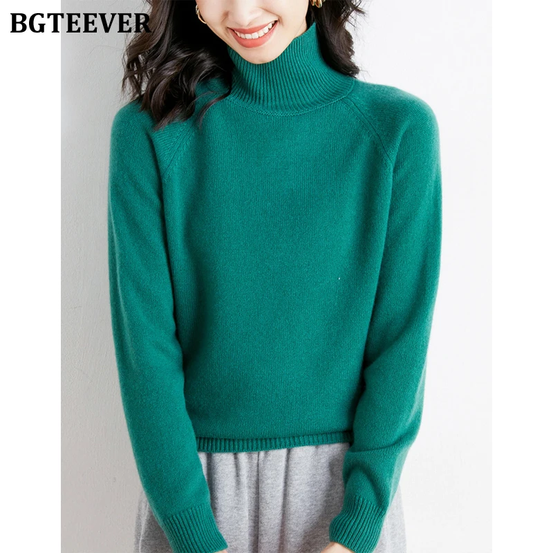 BGTEEVER Thicken Warm Loose Women Sweaters Jumpers Autumn Winter Turtleneck Full Sleeve Ladies Knitted Pullovers 2021
BGTEEVER Thicken Warm Loose Women Sweaters Jumpers Autumn Winter Turtleneck Full Sleeve Ladies Knitted Pullovers 2021