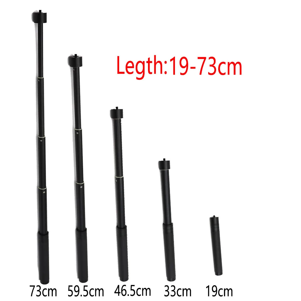 

Smooth 4 Extension Pole Stick 29 inch Extendable Telescopic Rod Monopod Tripod for DJI OSMO mobile 2 Gimba,Feiyu Vimble 2 G6 G5