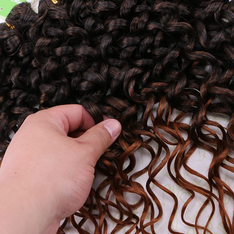 Brazilian Water Wave Hair Bundles 100% High Temperature Synthetic Hair Weave Bundles 3Pieces Two Tone Ombre Curly Hair Deals
Brazilian Water Wave Hair Bundles 100% High Temperature Synthetic Hair Weave Bundles 3Pieces Two Tone Ombre Curly Hair Deals