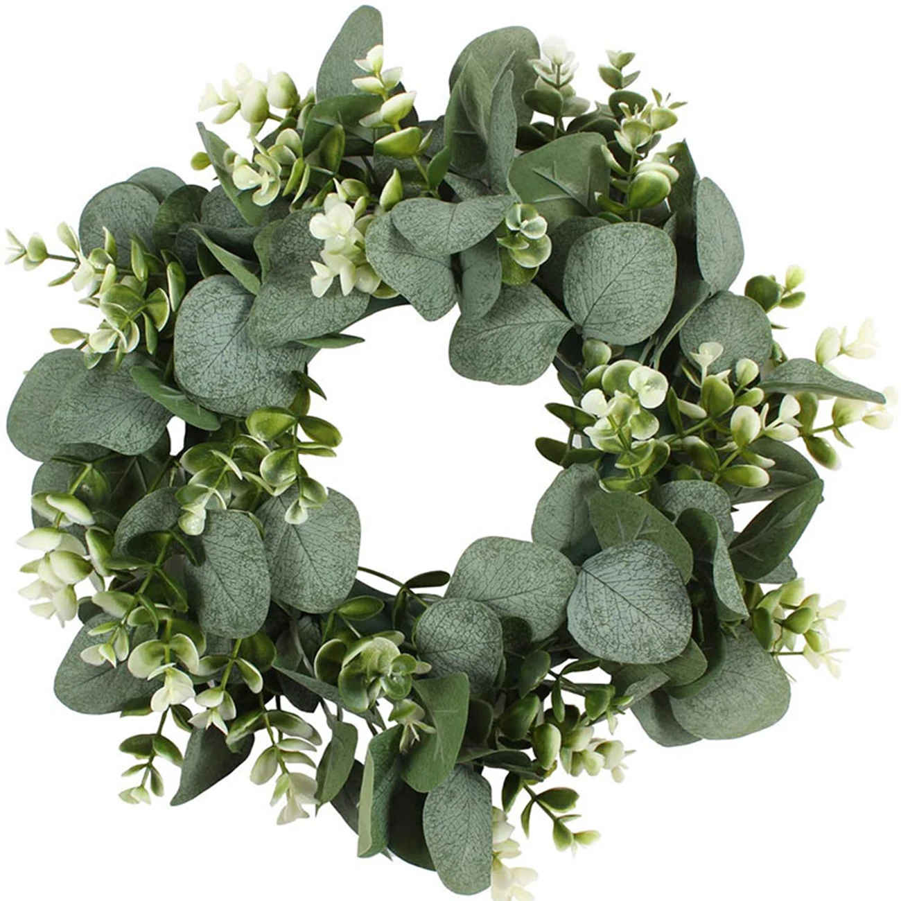 Artificial Green Eucalyptus Leaves Wreath Hoop Wedding Decor Floral Hoop Christmas Decor for Home Hanging Artificial Flower
Artificial Green Eucalyptus Leaves Wreath Hoop Wedding Decor Floral Hoop Christmas Decor for Home Hanging Artificial Flower