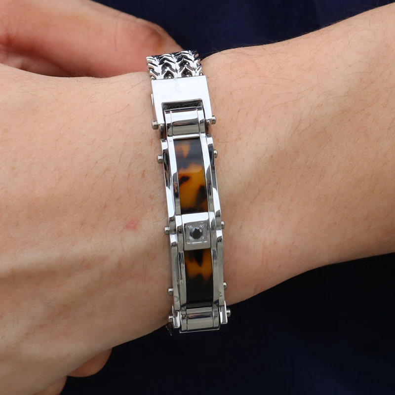 KALEN New Color Color Stainless Steel Link Chain Men Bracelets Magnet Clasp Hip Hop Boy Bracelets For Women Jewelry Accessory
KALEN New Color Color Stainless Steel Link Chain Men Bracelets Magnet Clasp Hip Hop Boy Bracelets For Women Jewelry Accessory