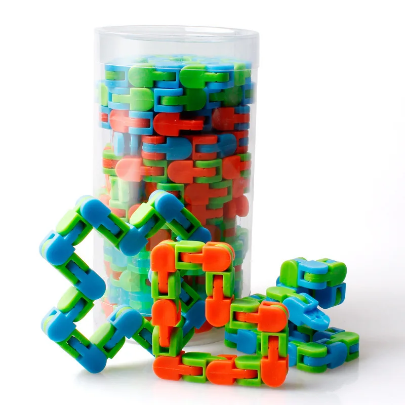 1pc New Kids Autism Snake Puzzles Multicolor Wacky Tracks Snap and Click Fidget Toys Classic Sensory Toy
1pc New Kids Autism Snake Puzzles Multicolor Wacky Tracks Snap and Click Fidget Toys Classic Sensory Toy