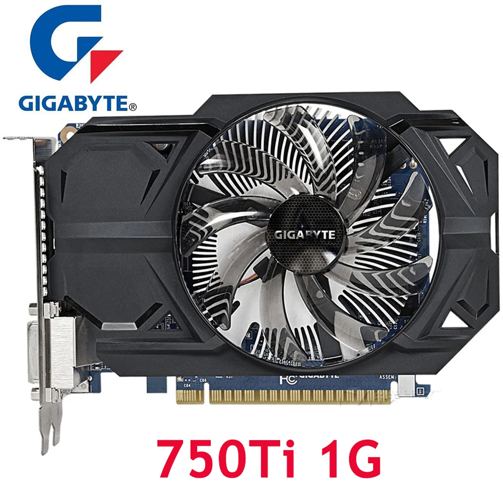 GIGABYTE GTX 750Ti 1GB Video Cards 128Bit GDDR5 Graphics Card for nVIDIA Geforce GTX750Ti 1GB GTX750 Ti Hdmi Dvi VGA Cards Used
GIGABYTE GTX 750Ti 1GB Video Cards 128Bit GDDR5 Graphics Card for nVIDIA Geforce GTX750Ti 1GB GTX750 Ti Hdmi Dvi VGA Cards Used