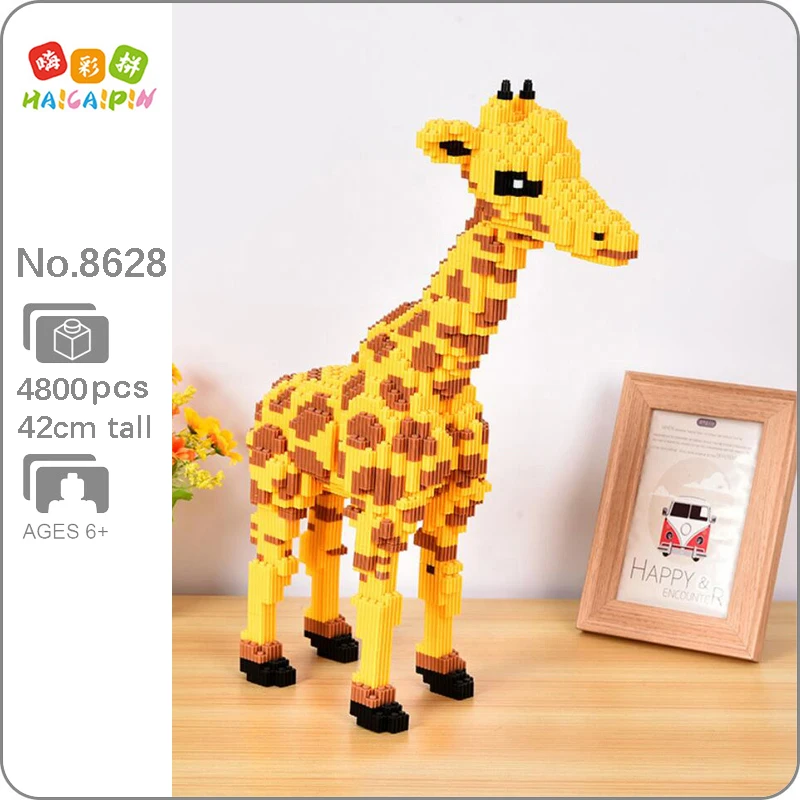 CB 8010 Cartoon Yellow Giraffe Stand Wild Animal Pet 3D Model DIY Mini Magic Blocks Bricks Building Toy For Children No Box
CB 8010 Cartoon Yellow Giraffe Stand Wild Animal Pet 3D Model DIY Mini Magic Blocks Bricks Building Toy For Children No Box