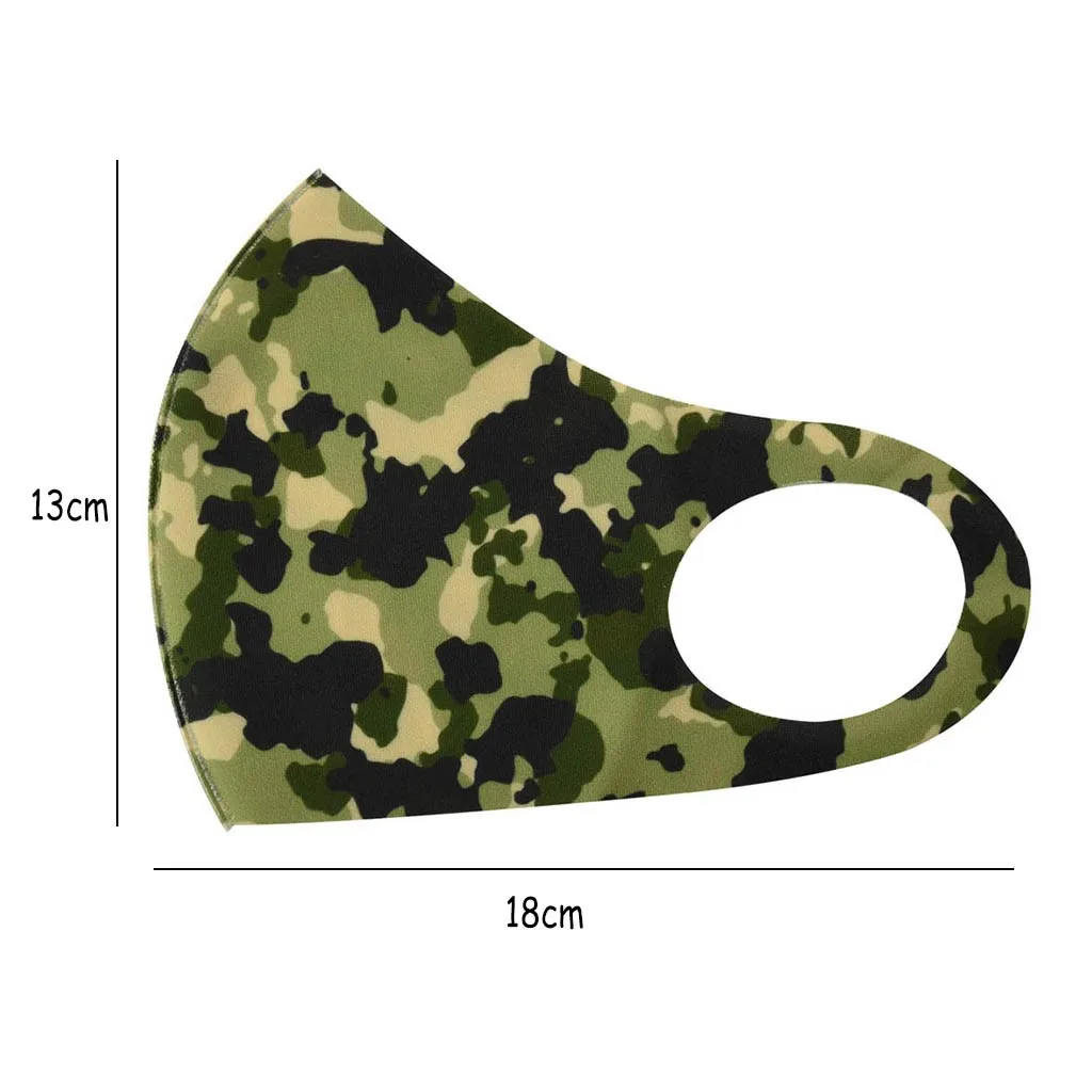 Reusable Camouflage Print Face Mask Fashionable Washable Cotton Cloth Mouth Mask Breathable Mascarillas Anti Dust Wind Masque
Reusable Camouflage Print Face Mask Fashionable Washable Cotton Cloth Mouth Mask Breathable Mascarillas Anti Dust Wind Masque