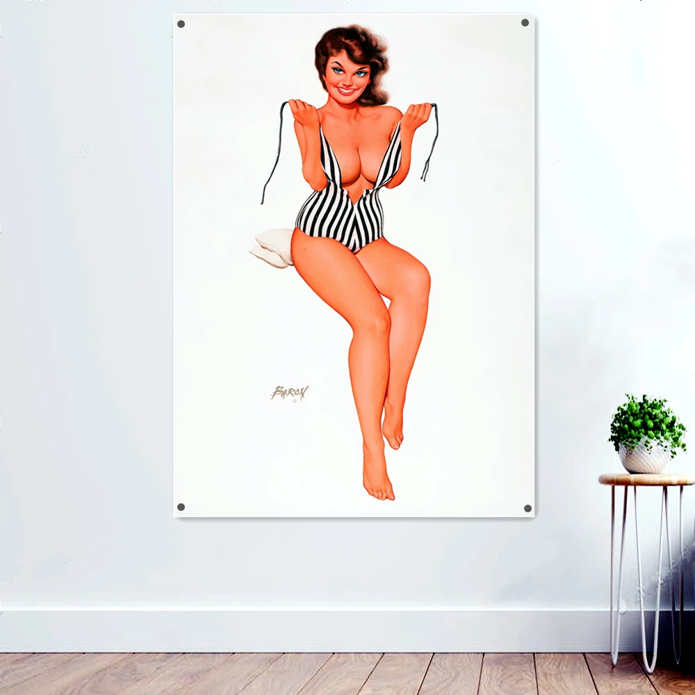 Nostalgic Retro Pinup Art Wall Decor Banner Flags 40s Fashion Cover Girl Poster Hanging Painting Wall Sticker Tapestry Mural E5
Nostalgic Retro Pinup Art Wall Decor Banner Flags 40s Fashion Cover Girl Poster Hanging Painting Wall Sticker Tapestry Mural E5