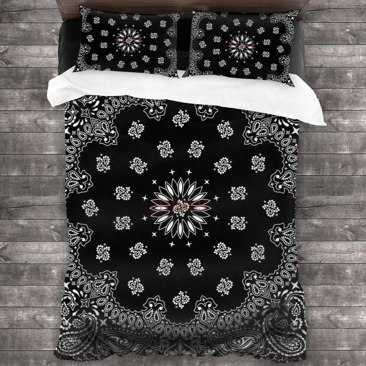 Bandana Black 100%Pure Cotton Comforter Set with 2 Pillowcase,Soft Microfiber Duvet Cover Set, Bedding Sets Bed Set
Bandana Black 100%Pure Cotton Comforter Set with 2 Pillowcase,Soft Microfiber Duvet Cover Set, Bedding Sets Bed Set