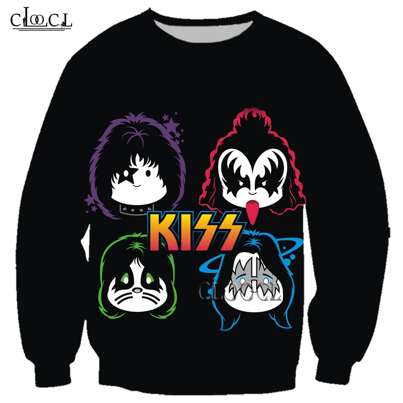 HX Newest Rock Singer KISS Band 3D Print Men Women Sweatshirt Fashion Hip Hop Long Sleeve Casual Harajuku Tops Drop Shipping
HX Newest Rock Singer KISS Band 3D Print Men Women Sweatshirt Fashion Hip Hop Long Sleeve Casual Harajuku Tops Drop Shipping