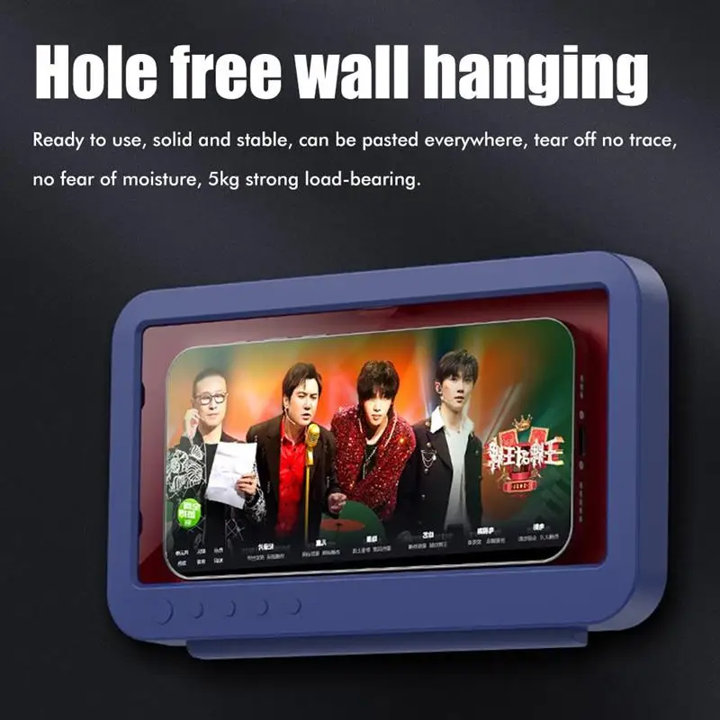 Shower Phone Case Bathroom Waterproof Mobile Phone Holder with Touchable Screen Wall Mount Storage Box for Phones Under 6.8 Inch
Shower Phone Case Bathroom Waterproof Mobile Phone Holder with Touchable Screen Wall Mount Storage Box for Phones Under 6.8 Inch