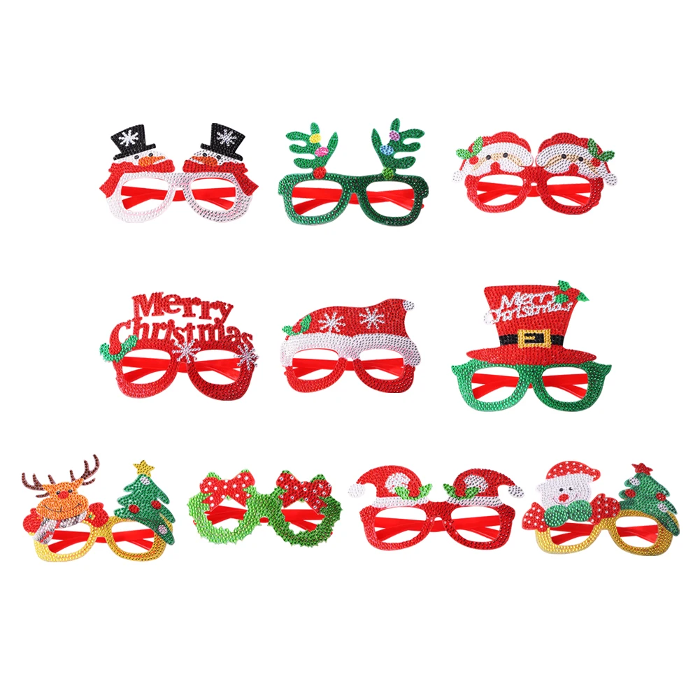 DIY 3D Kids Christmas Decoration Diamond Glasses Frame Toys Paste Rhinestone Stickers Creative Hobby Crafts Gift Decoration
DIY 3D Kids Christmas Decoration Diamond Glasses Frame Toys Paste Rhinestone Stickers Creative Hobby Crafts Gift Decoration