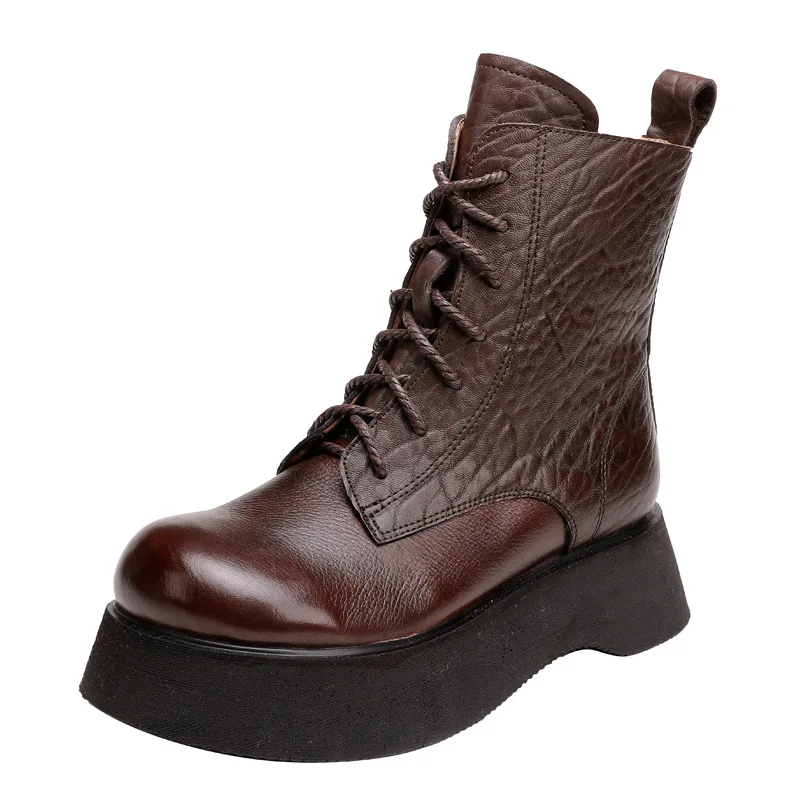 YourSeason Ladies Winter Plush Warm Vintage Boots 2022 Genuine Leather Zip Handmade Concise Women Platform Shoes Round Toe
YourSeason Ladies Winter Plush Warm Vintage Boots 2022 Genuine Leather Zip Handmade Concise Women Platform Shoes Round Toe