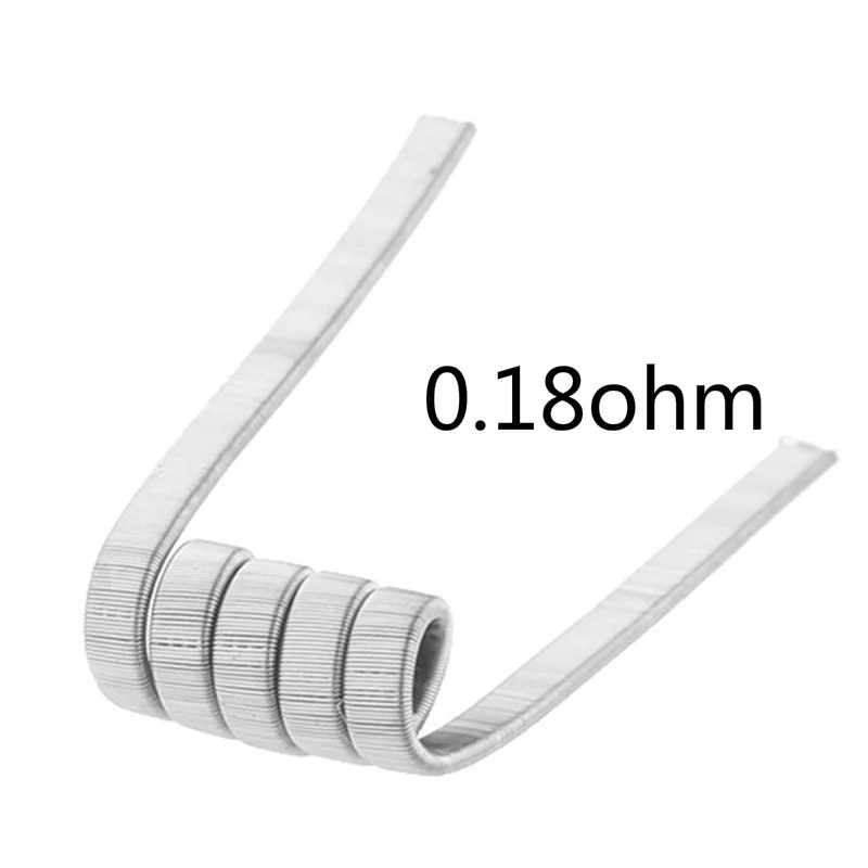 Предварительно спиральный провод YUHETEC Ni80, 5 шт./упак./0.18ohm/0.22ohm/0.3ohm
Предварительно спиральный провод YUHETEC Ni80, 5 шт./упак./0.18ohm/0.22ohm/0.3ohm