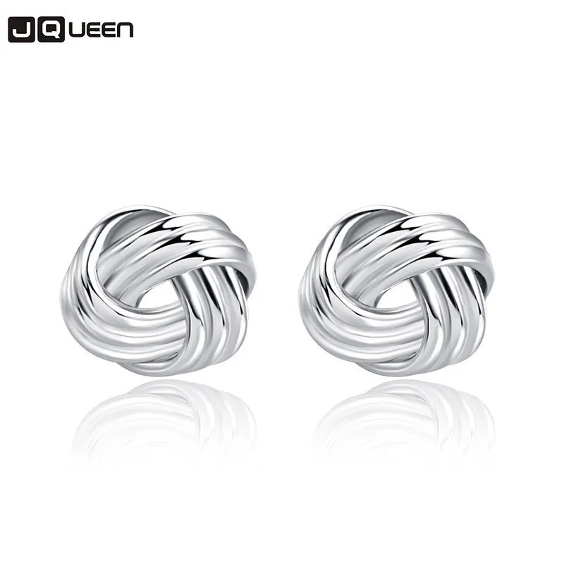 Женские витые серьги-гвоздики серебряного цвета
Женские витые серьги-гвоздики серебряного цвета