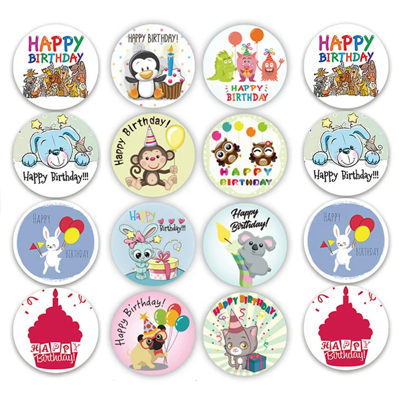 Happy Birthday Label Stickers Seal Stikcers Scrapbooking Animal Sticker for Kids Baby Birthday Party Favors Baking Supplies
Happy Birthday Label Stickers Seal Stikcers Scrapbooking Animal Sticker for Kids Baby Birthday Party Favors Baking Supplies