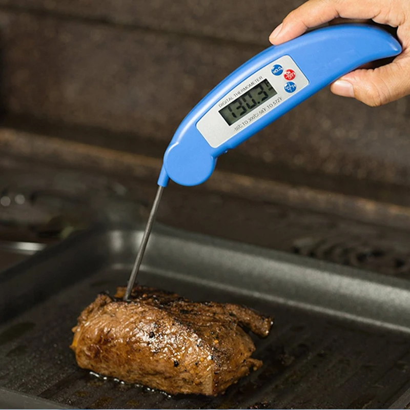 TS-90 Foldable Food Thermometer of Probe Digital Food BBQ Meat Oven Kitchen Thermometer Cooking Water Oil Temperature Testing
TS-90 Foldable Food Thermometer of Probe Digital Food BBQ Meat Oven Kitchen Thermometer Cooking Water Oil Temperature Testing