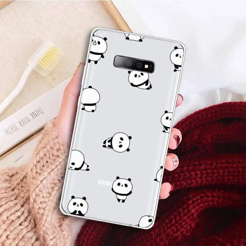 Cute Panda Silicone Protection Phone Case Transparent For Samsung Galaxy A 71 21s S note 8 9 10 plus 20 ultra 
Cute Panda Silicone Protection Phone Case Transparent For Samsung Galaxy A 71 21s S note 8 9 10 plus 20 ultra