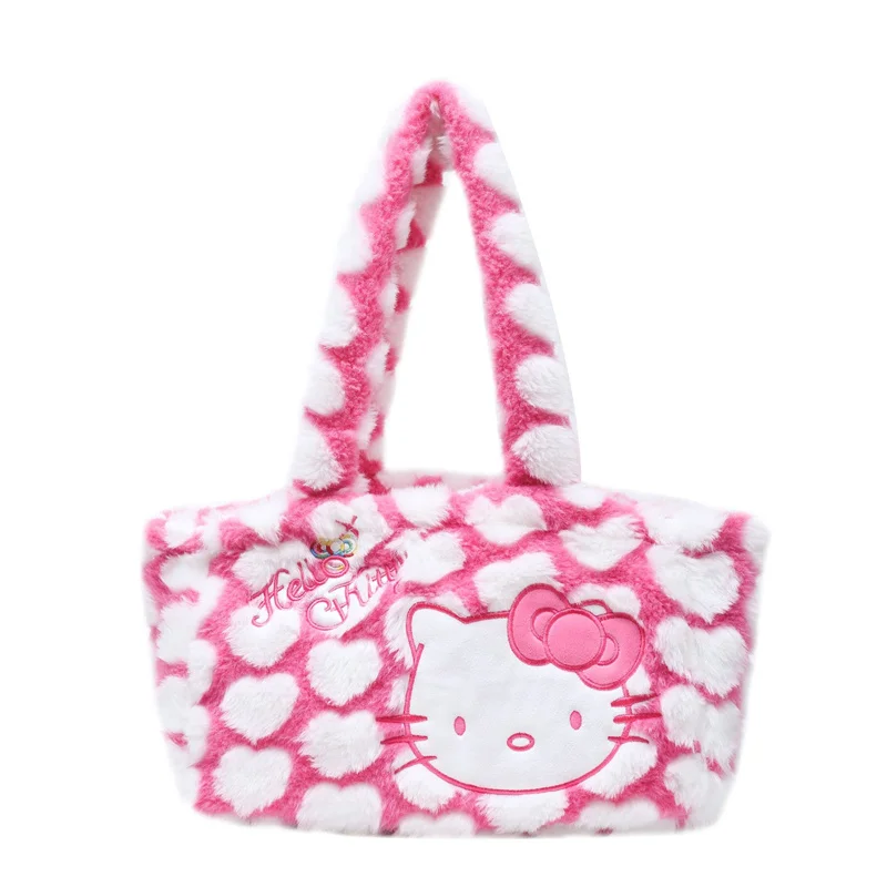 Hello Kitty Kawaii Handbag Soft and Comfortable Large-capacity Storage Bag In Autumn and Winter Plush Crossbody Bag Cute KT Cat
Hello Kitty Kawaii Handbag Soft and Comfortable Large-capacity Storage Bag In Autumn and Winter Plush Crossbody Bag Cute KT Cat