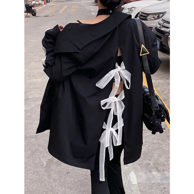 Fashion lace bow suit women's spring and summer new casual and gentle Korean style niche design sense age-reducing jacket 2021
Fashion lace bow suit women's spring and summer new casual and gentle Korean style niche design sense age-reducing jacket 2021