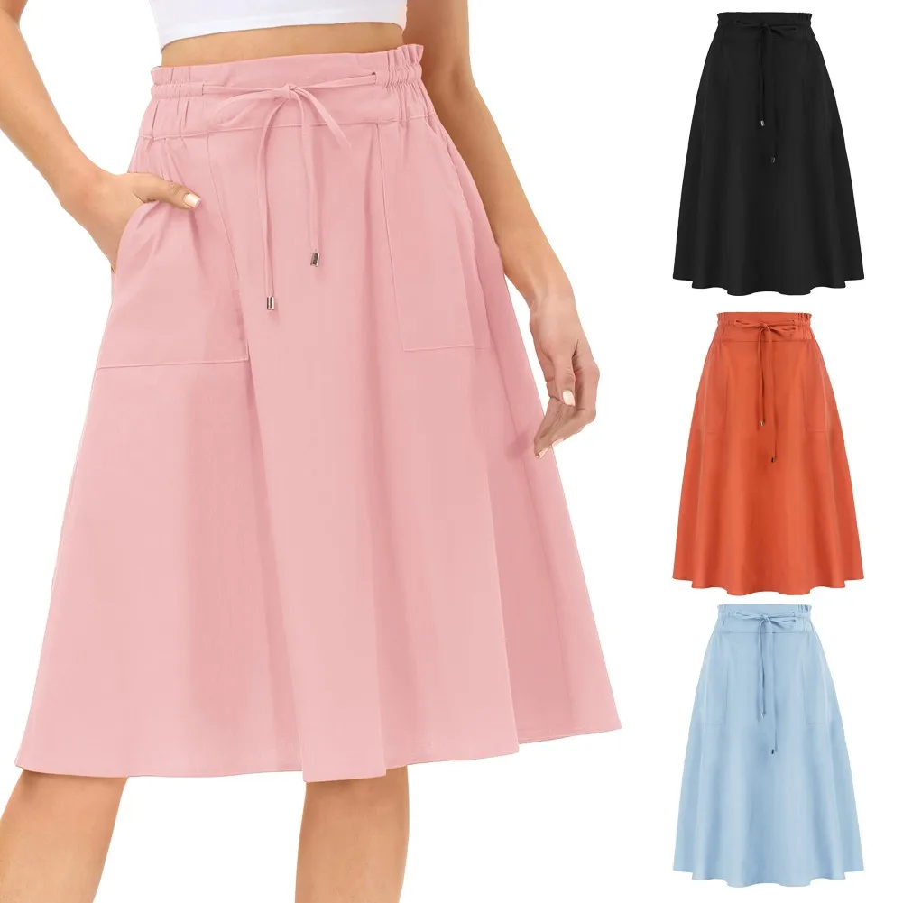 Beiyingni Cargo Skirt Women Pockets Drawstring Vintage High Waist Midi Skirt Woman Harajuku Skirts Plus Size Saias
Beiyingni Cargo Skirt Women Pockets Drawstring Vintage High Waist Midi Skirt Woman Harajuku Skirts Plus Size Saias