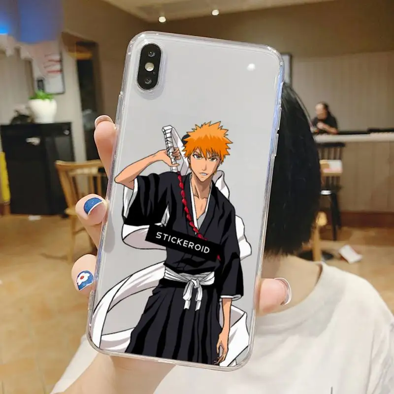 Bleach Japanese Anime pattern Phone Case Transparent soft For iphone 5 5s 5c se 6 6s 7 8 11 12 plus mini x xs xr pro max
Bleach Japanese Anime pattern Phone Case Transparent soft For iphone 5 5s 5c se 6 6s 7 8 11 12 plus mini x xs xr pro max