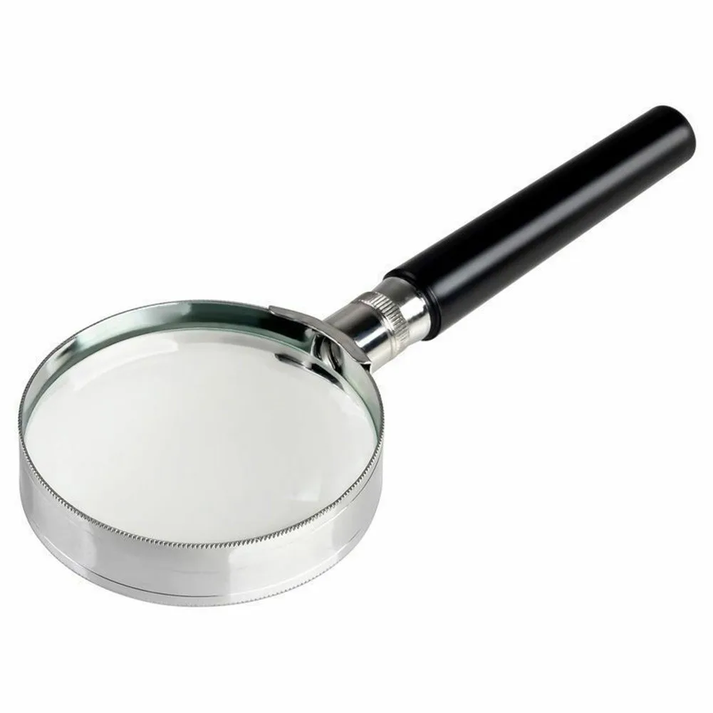 10Pcs Magnification Handheld Magnifier Magnifying Glass Handle 50mm 2inch Black Plastic Handle With Silver Frame Magnifier
10Pcs Magnification Handheld Magnifier Magnifying Glass Handle 50mm 2inch Black Plastic Handle With Silver Frame Magnifier