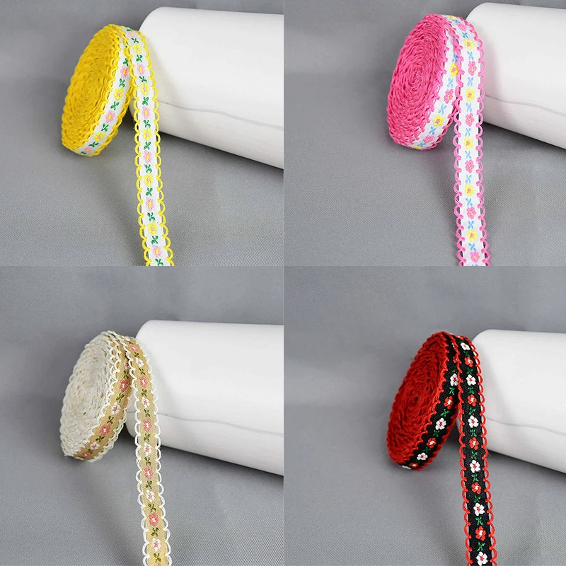 5yard 12mm Multicolor Flower Embroidered Lace Trim Ribbons DIY Clothes Accessories Handmade Sewing Craft For Wedding Party Decor
5yard 12mm Multicolor Flower Embroidered Lace Trim Ribbons DIY Clothes Accessories Handmade Sewing Craft For Wedding Party Decor