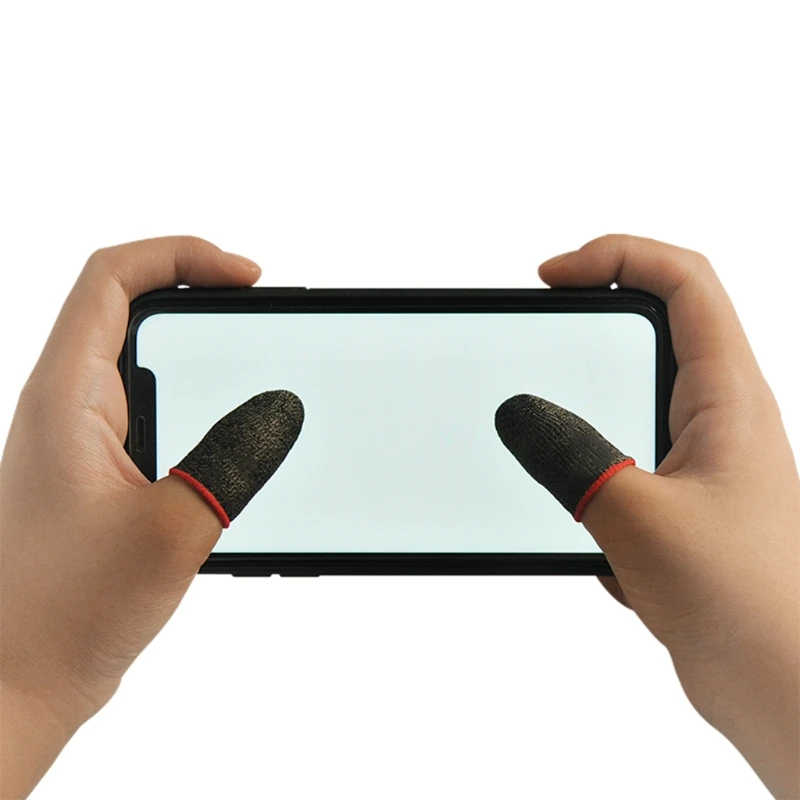 2 Pcs Phone Games Sweat-Proof Finger Gloves Thumbs Finger Cover Anti-slip Cot 45BD
2 Pcs Phone Games Sweat-Proof Finger Gloves Thumbs Finger Cover Anti-slip Cot 45BD