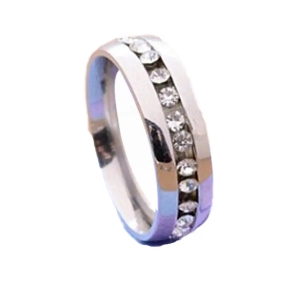 Hot Classical Single Row Zircon Cz Ring Stainless Steel Finger Rings Fashion Jewelry For Women
Hot Classical Single Row Zircon Cz Ring Stainless Steel Finger Rings Fashion Jewelry For Women