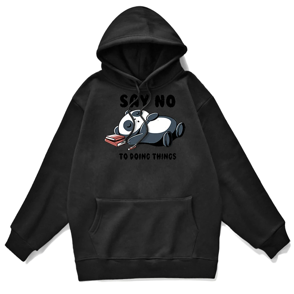Cotton Hoodie Lovely Panda Sleeping Say No To Doing Things Men Hoodies Comfortable Korean Mens Sweatshirts Brand Male Pullovers
Cotton Hoodie Lovely Panda Sleeping Say No To Doing Things Men Hoodies Comfortable Korean Mens Sweatshirts Brand Male Pullovers
