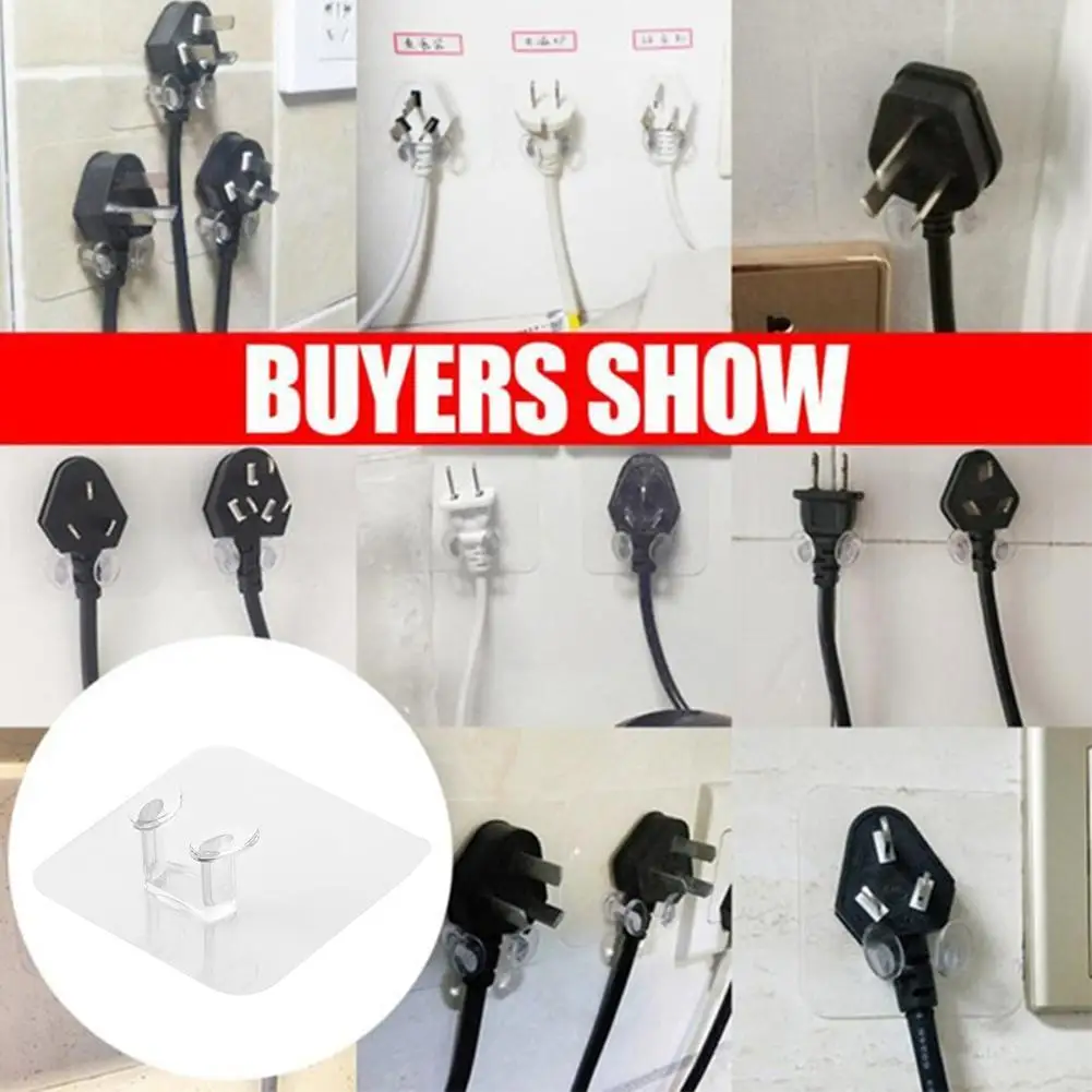 2 Pcs Cable Holder Power Plug Socket Hook Rack Holder Wall Living Home Room Hanger Kitchen Office Office Z2Q4
2 Pcs Cable Holder Power Plug Socket Hook Rack Holder Wall Living Home Room Hanger Kitchen Office Office Z2Q4