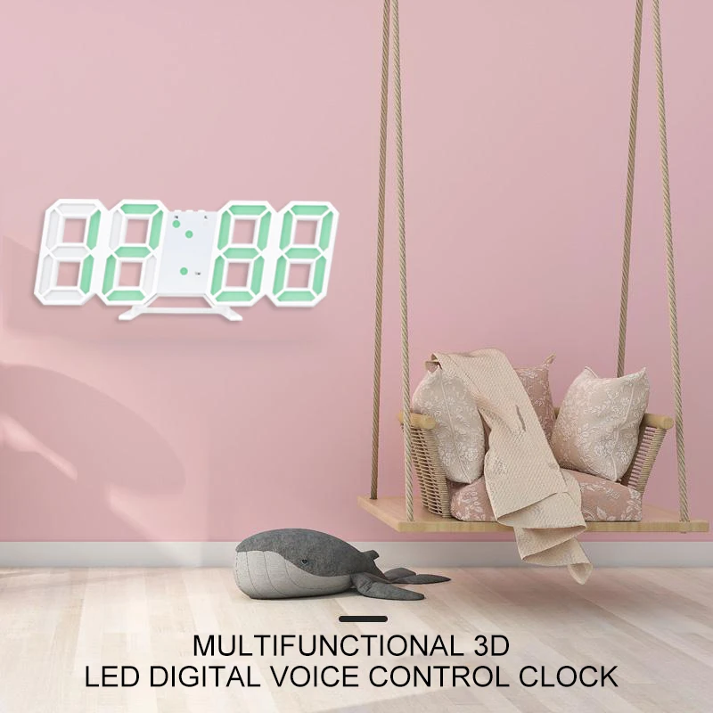 Electronic Wall Clock Electronic LED Digital Perpetual Calendar On The Wall Home Decoration Accessories
Electronic Wall Clock Electronic LED Digital Perpetual Calendar On The Wall Home Decoration Accessories