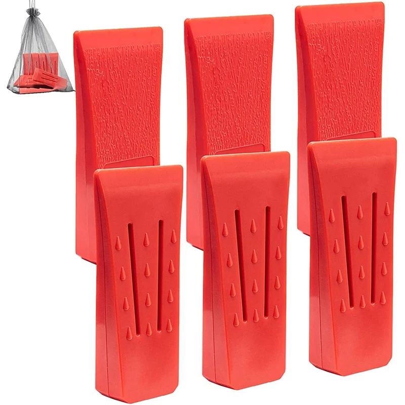6 Pcs Shearing Wedges,For Safe Cutting with Pointed Tips,6-Inch Tree Wedges for Cutting,With Storage Bag,For Chainsaws
6 Pcs Shearing Wedges,For Safe Cutting with Pointed Tips,6-Inch Tree Wedges for Cutting,With Storage Bag,For Chainsaws
